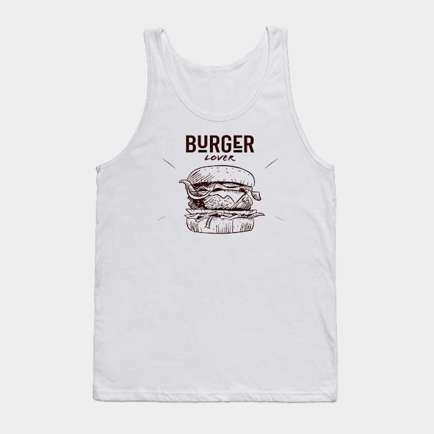 Burger Lover Tank Top by mutarek